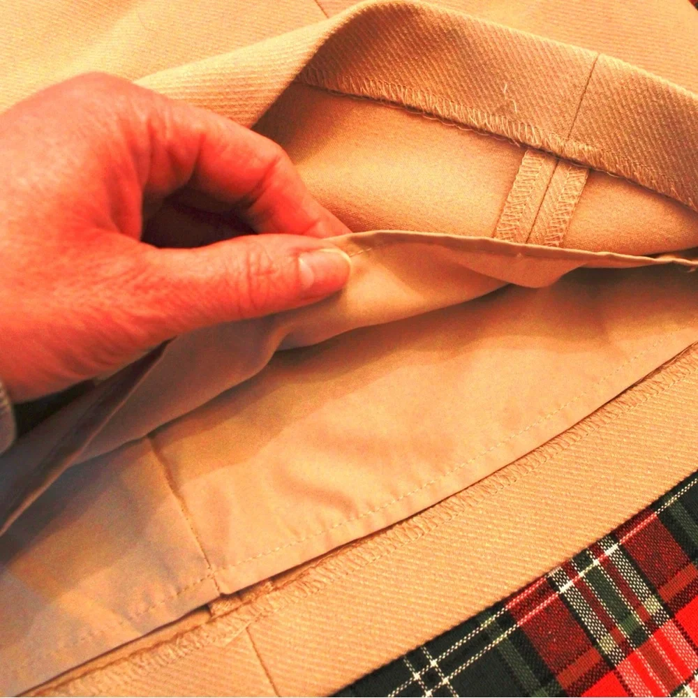 H&M Tan Camel Color Pencil Mini Skirt Size 6